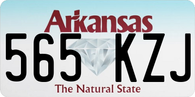 AR license plate 565KZJ