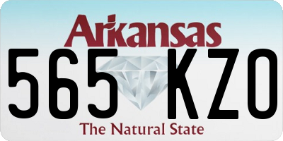 AR license plate 565KZO