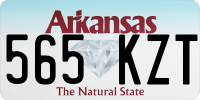 AR license plate 565KZT