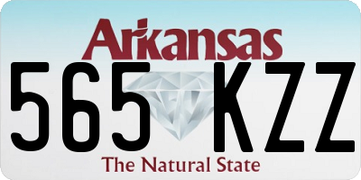 AR license plate 565KZZ