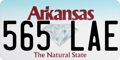AR license plate 565LAE