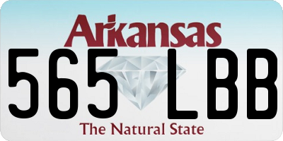 AR license plate 565LBB