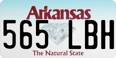 AR license plate 565LBH