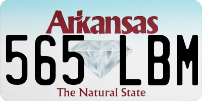 AR license plate 565LBM
