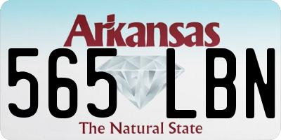 AR license plate 565LBN