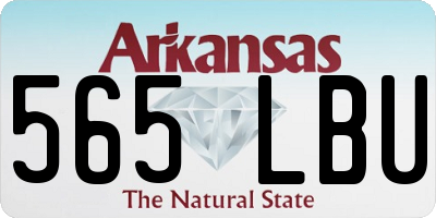 AR license plate 565LBU