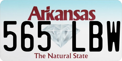 AR license plate 565LBW