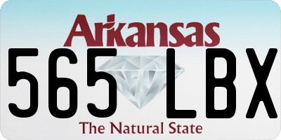 AR license plate 565LBX