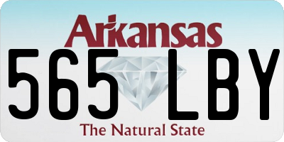 AR license plate 565LBY