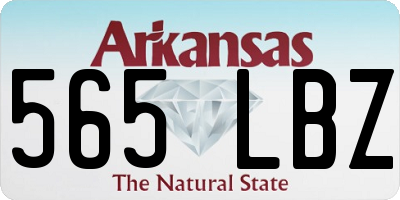 AR license plate 565LBZ