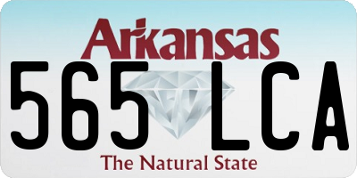 AR license plate 565LCA