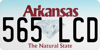 AR license plate 565LCD