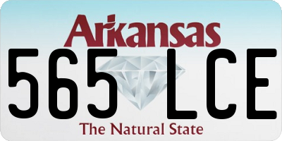 AR license plate 565LCE