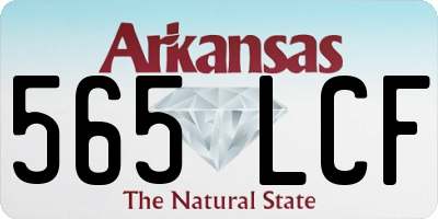 AR license plate 565LCF