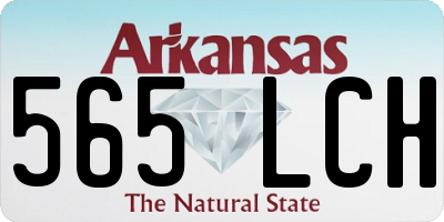 AR license plate 565LCH