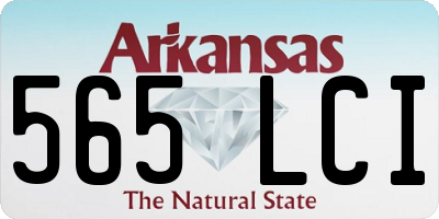 AR license plate 565LCI