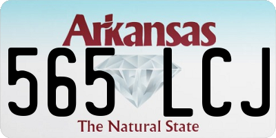 AR license plate 565LCJ