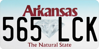 AR license plate 565LCK