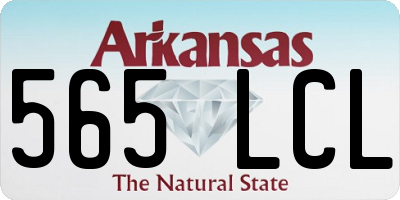 AR license plate 565LCL