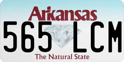 AR license plate 565LCM