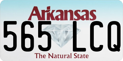 AR license plate 565LCQ