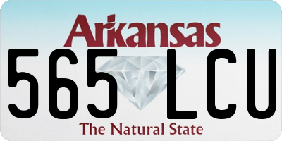 AR license plate 565LCU