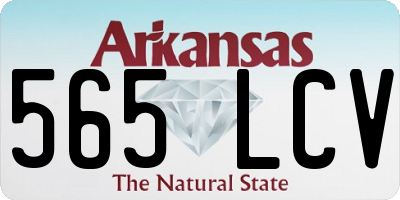 AR license plate 565LCV