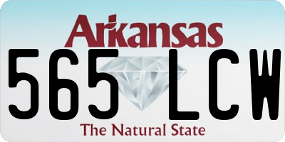 AR license plate 565LCW