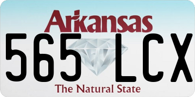 AR license plate 565LCX