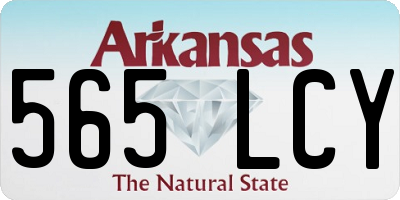 AR license plate 565LCY