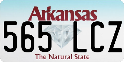 AR license plate 565LCZ