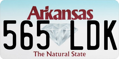 AR license plate 565LDK
