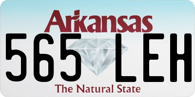 AR license plate 565LEH