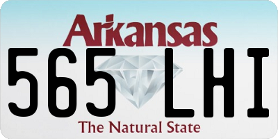 AR license plate 565LHI
