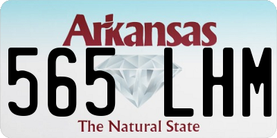 AR license plate 565LHM