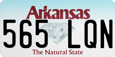 AR license plate 565LQN