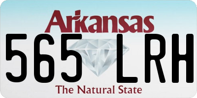 AR license plate 565LRH