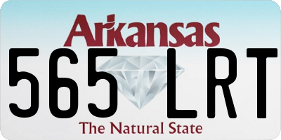 AR license plate 565LRT