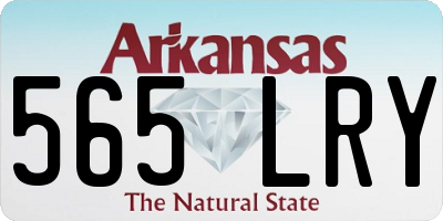 AR license plate 565LRY