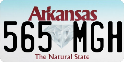 AR license plate 565MGH