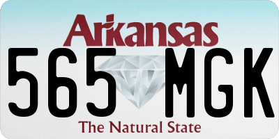 AR license plate 565MGK