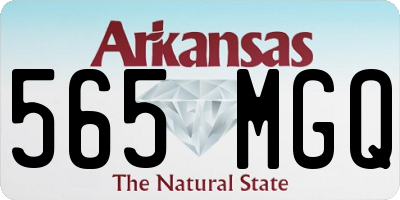 AR license plate 565MGQ