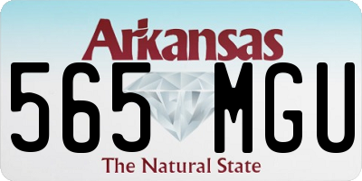 AR license plate 565MGU