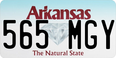 AR license plate 565MGY
