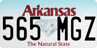 AR license plate 565MGZ
