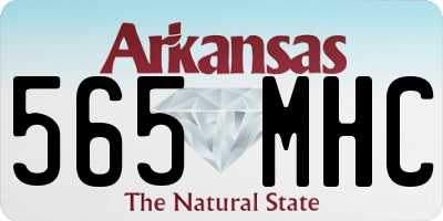 AR license plate 565MHC