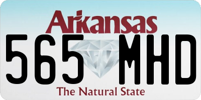 AR license plate 565MHD