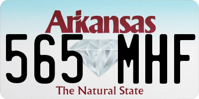 AR license plate 565MHF