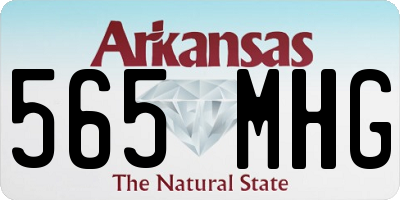 AR license plate 565MHG