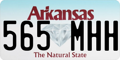 AR license plate 565MHH